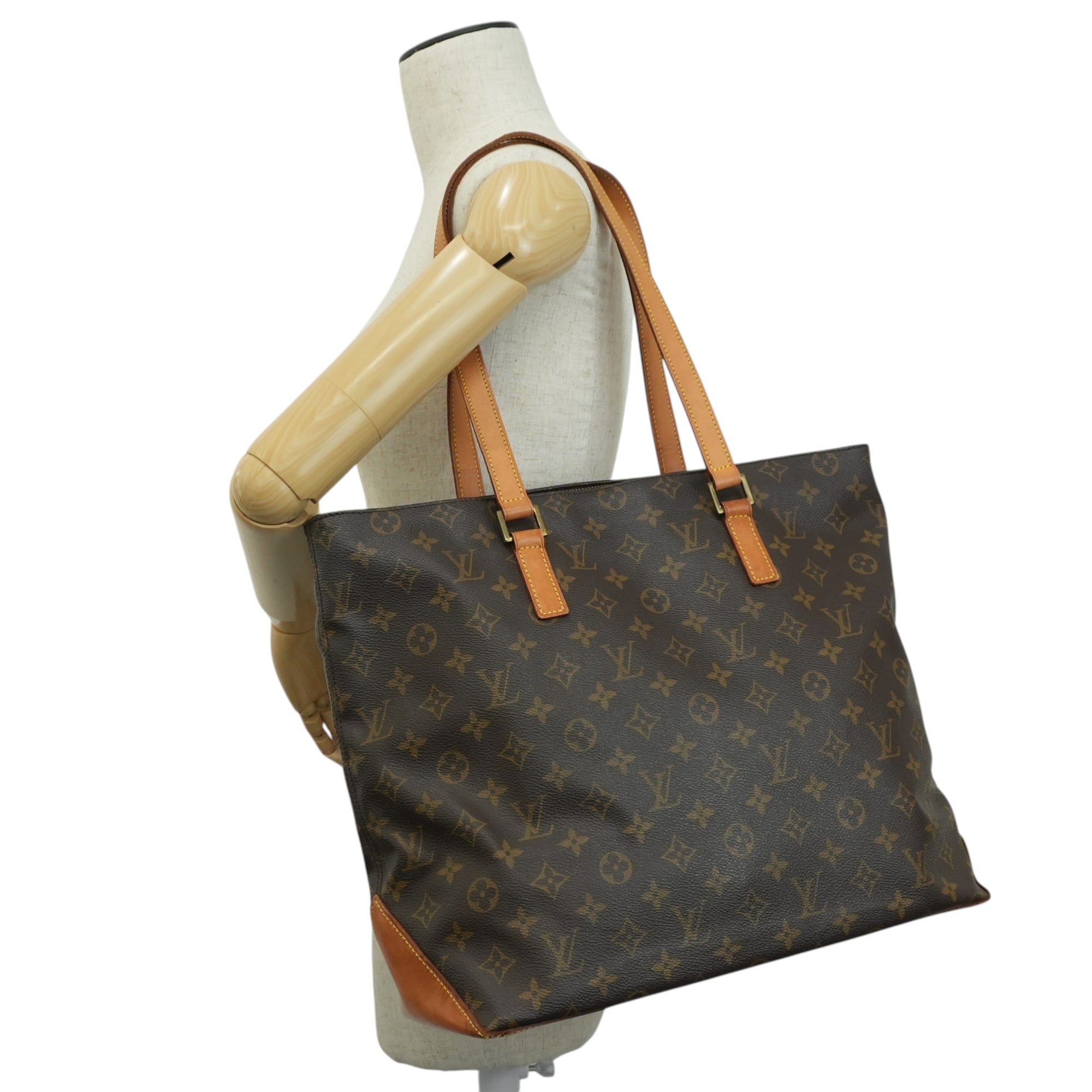 Pre-owned Louis Vuitton Monogram Cabas Mezzo Tote Bag